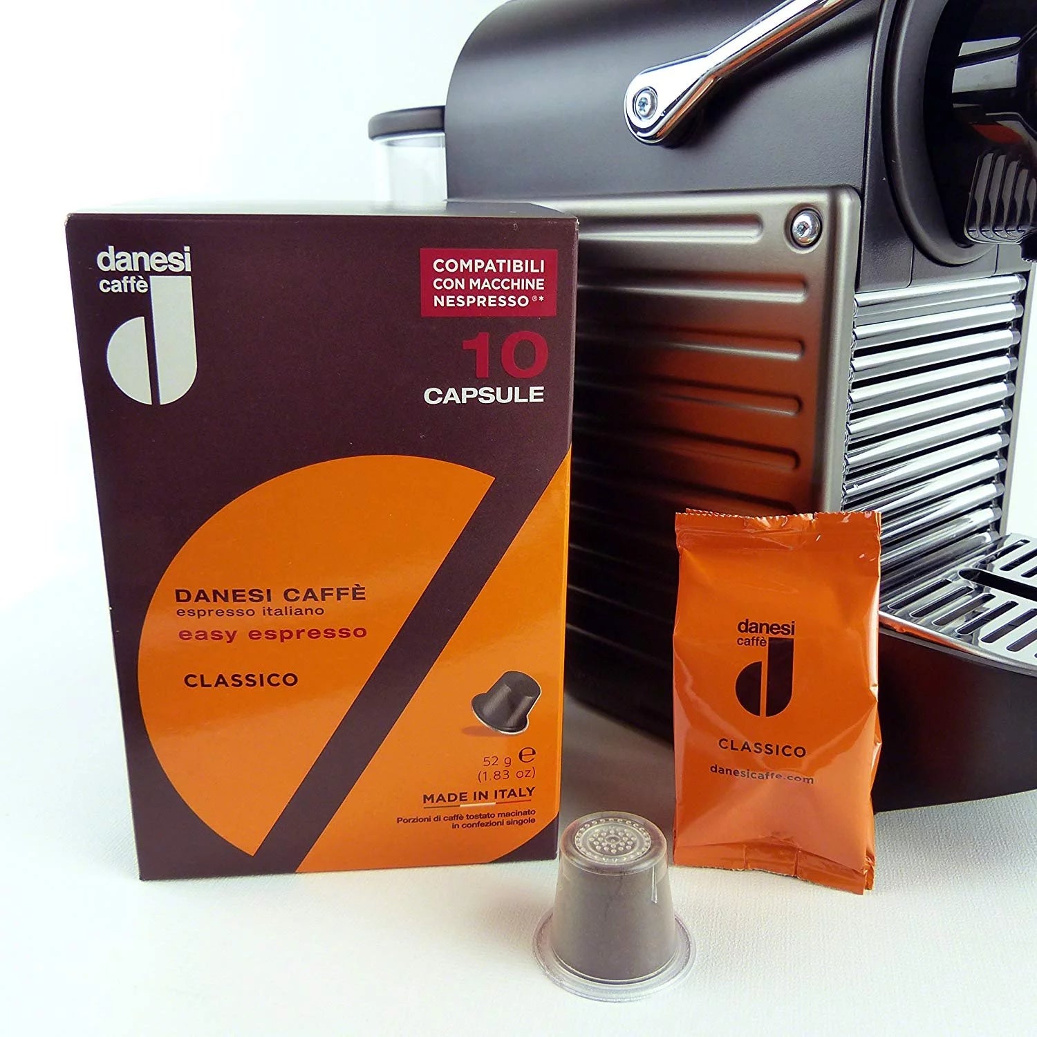 Danesi Classic for Nespresso Machines Espresso Coffee Capsules 120 Capsules