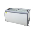 60 in. W 11.7 Cu. ft. Manual Defrost Commercial Curved Glass Top Display Chest Freezer in White