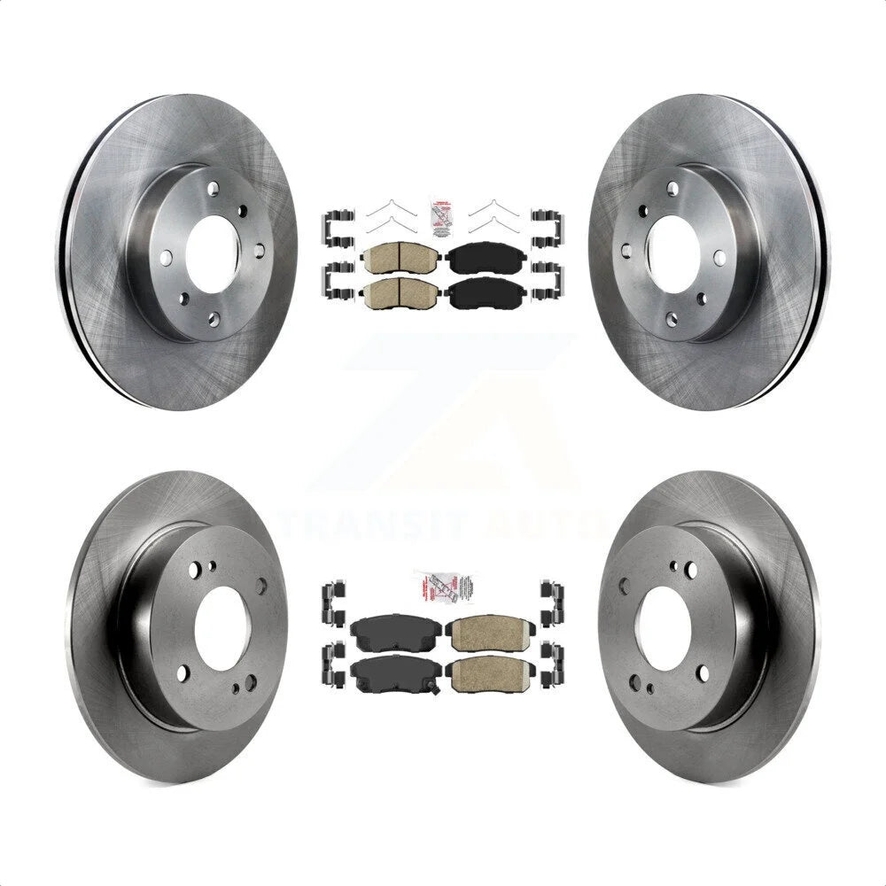 Transit Auto - Front Rear Ceramic Pads And Disc Brake Rotors Kit For Nissan Sentra INFINITI G20 K8A-101971
