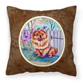 Chow Chow Fabric Decorative Pillow 14 x 3 x 14 in.