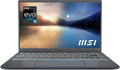 MSI Prestige Evo Professional Laptop 14 FHD Ultra-Thin Bezel Display, Intel Core i7-1195G7, 32GB RAM, 2TB SSD, Backlight Keyboard, Thunderbolt 4, No Optical Drive, Carbon Gray,Windows 11 Home