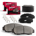 Front and Rear Ceramic Carbon Fiber Pads for 2011-2012 Honda Accord EX