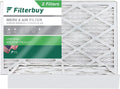 Filterbuy 16x24x4 MERV 8 Pleated HVAC AC Furnace Air Filters (2-Pack)