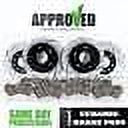 Approved Performance F15956-1 Front & Rear Brake Kit Drilled & Slotted Rotors and Carbon Fiber Ceramic Pads. 00, 01, 02, 03, 04 Ford F350 Super Duty 4WD Models Only. -1