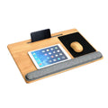 OUKANING Laptop Tray desk for Bed/Sofa with Cushion & Built in Mouse Wrist Pad