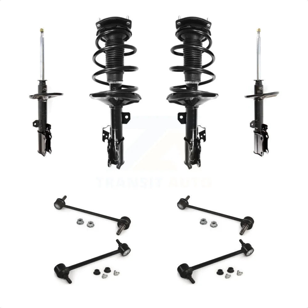 Transit Auto Front Complete suspension Strut Rear & TQ sway Bar Link Kit (8Pc) For 2002-2003 Toyota Camry KSS-107716