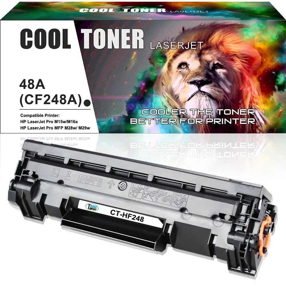 Cool Toner Compatible Toner Replacement for HP 48A CF248A to Use with HP LaserJet Pro M15a M15w M16a M16w  LaserJet  MFP M28a M28w M29a M29w (Black,1 Pack)
