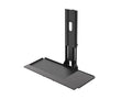 Monoprice Workstation Wall Mount for Keyboard and Monitor - Supports VESA 75x75 and 100x100 Monitors That Weigh Up to 55 Lbs, Keyboard Tray Supports Up to 4.4 Lbs, Black - Workstream Collection