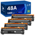 48A Toner Cartridge Replacement for HP 48A CF248A for HP Laserjet Pro MFP M15w M29w M28w M15a M15 M14 M17 M28 M31 M31w M28a M29a M30w M16a M16w Printer Black Toner (4 Pack)