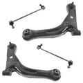 Teledu 4 pc Suspension Kit Control Arms w/ Ball Joints Sway Bar End Links for Ford