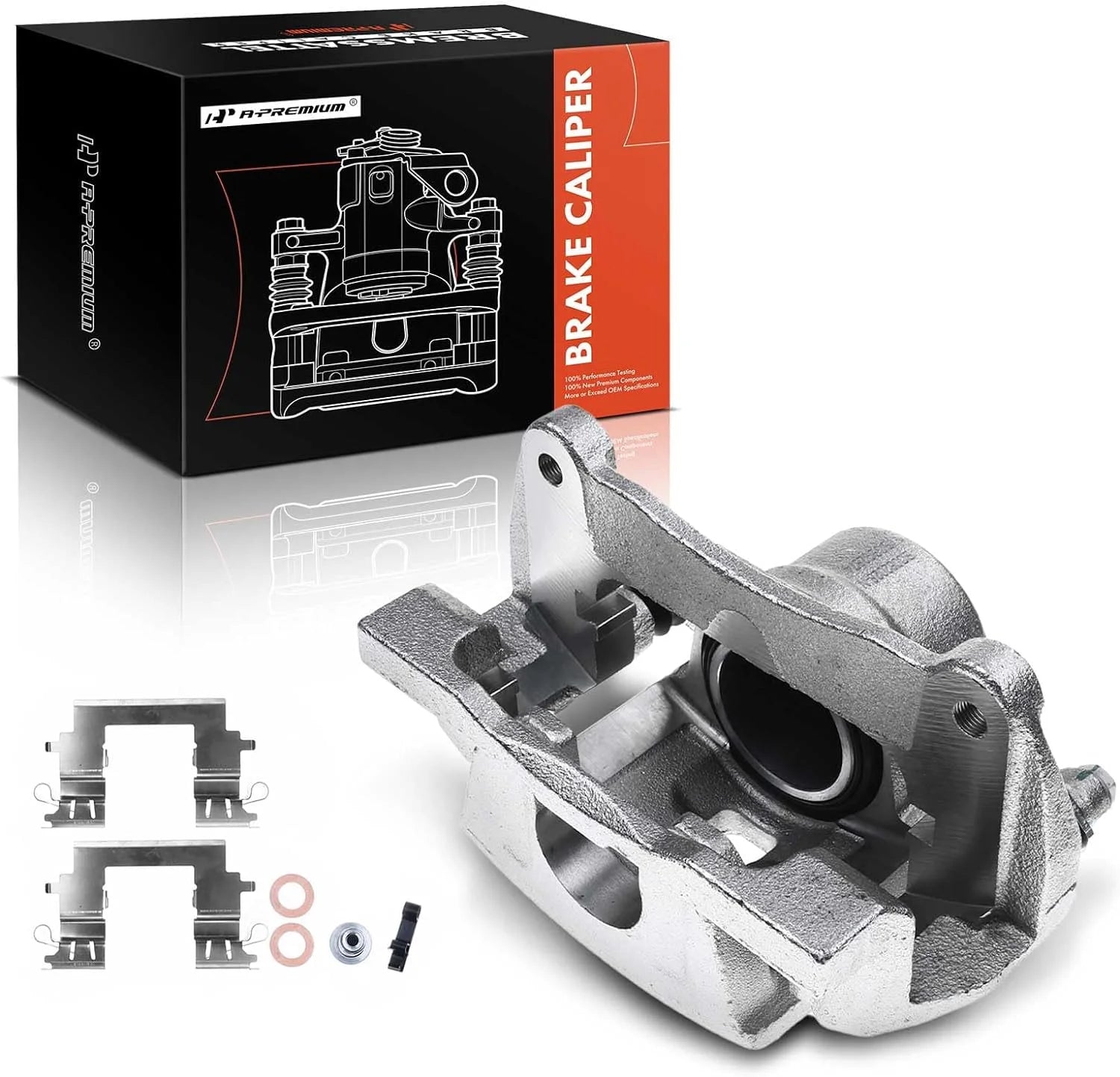 A-Premium Brake Caliper with Bracket Compatible with Lexus RX330 2004-2006 RX350 2007-2009 Toyota Highlander 2006-2007 Front Left Driver Side