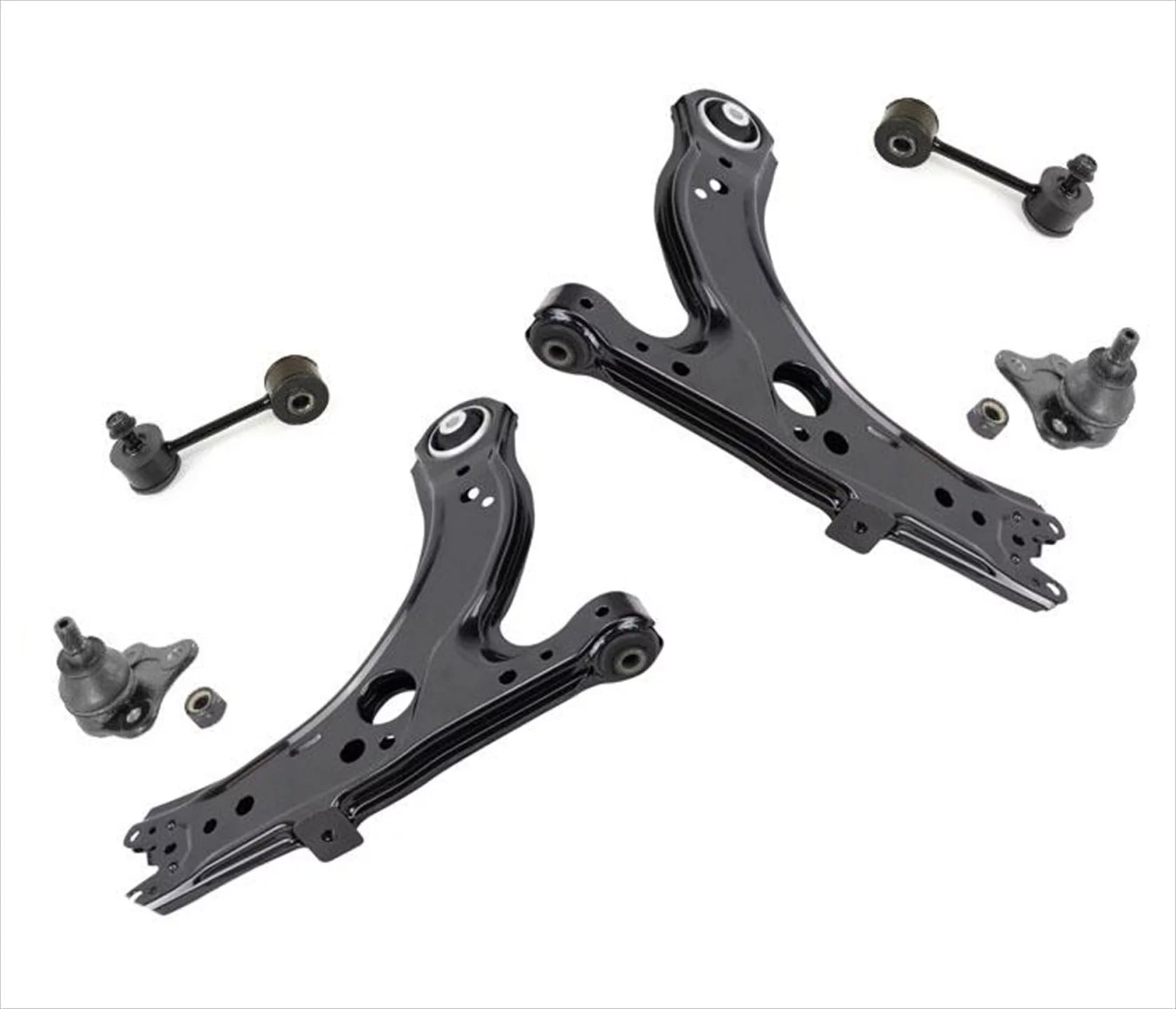 Lower Control Arms Ball Joints Sway Bar Links for Volkswagon Jetta 2001-2004