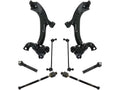 Control Arm Sway Bar Link Tie Rod Kit 8 Piece - Compatible with 2007 - 2012 Acura RDX 2008 2009 2010 2011