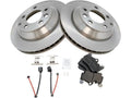 Rear Brake Pad and Rotor Kit - Compatible with 2007 - 2015 Audi Q7 2008 2009 2010 2011 2012 2013 2014