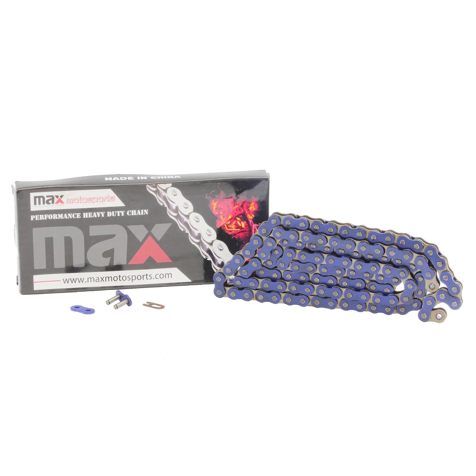 Max Motosports Blue 520 Chain 98 links Fits For Yamaha YFZ 450 Honda ATC250R Suzuki LTR450 LT-R ATC