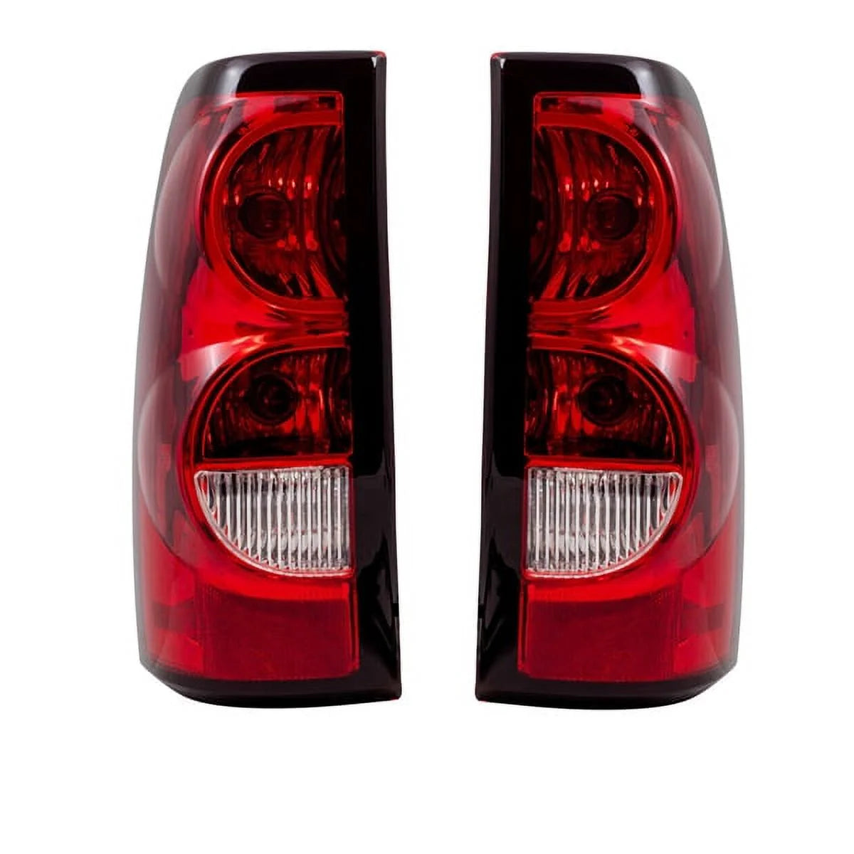 For 04-07 Silverado Truck Taillight Taillamp Rear Brake Light with Bulb PAIR SET