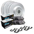 R1 Concepts Wdth2 10530 R1 Brake Rotors Carbon Coated W/ Euro Ceramic Pads & Fits select: 1999-2001 VOLKSWAGEN PASSAT, 2002-2004 VOLKSWAGEN PASSAT GLX 4MOTION