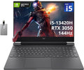 HP Victus 15.6 144Hz FHD Gaming Laptop, Intel Core i5-13420H, 32GB RAM, 2TB PCIe SSD, NVIDIA GeForce RTX 3050, Backlit Keyboard, HD Webcam, Win 11 Pro, Blue, Hotface 32GB USB Card