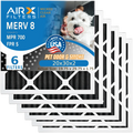 20x30x2 Air Filter Odor Eliminator Carbon Filter MERV 8 Comparable to MPR 700 & FPR 5 AC HVAC Premium USA Made 20x30x2 Furnace Filters by AIRX FILTERS WICKED CLEAN AIR. 6 Pack