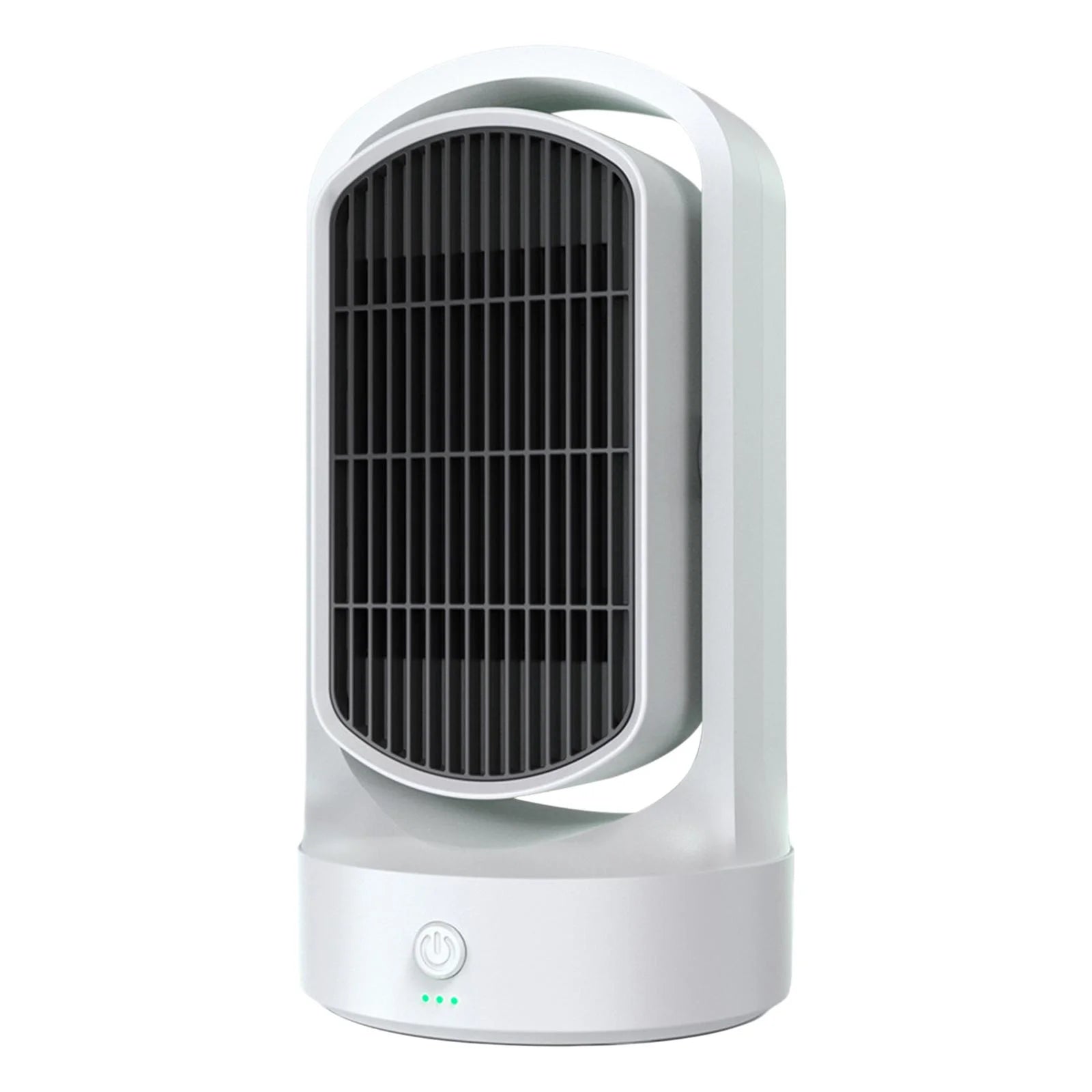 TISHITA Portable Heater Desktop Heater Small Heater PTC Ceramic Heating Household Fan Heater Electric Space Heater for Household Dorm White