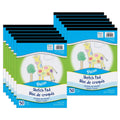 Pacon Sketch Pad, White, 9 x 12, 50 Sheets, Pack of 12