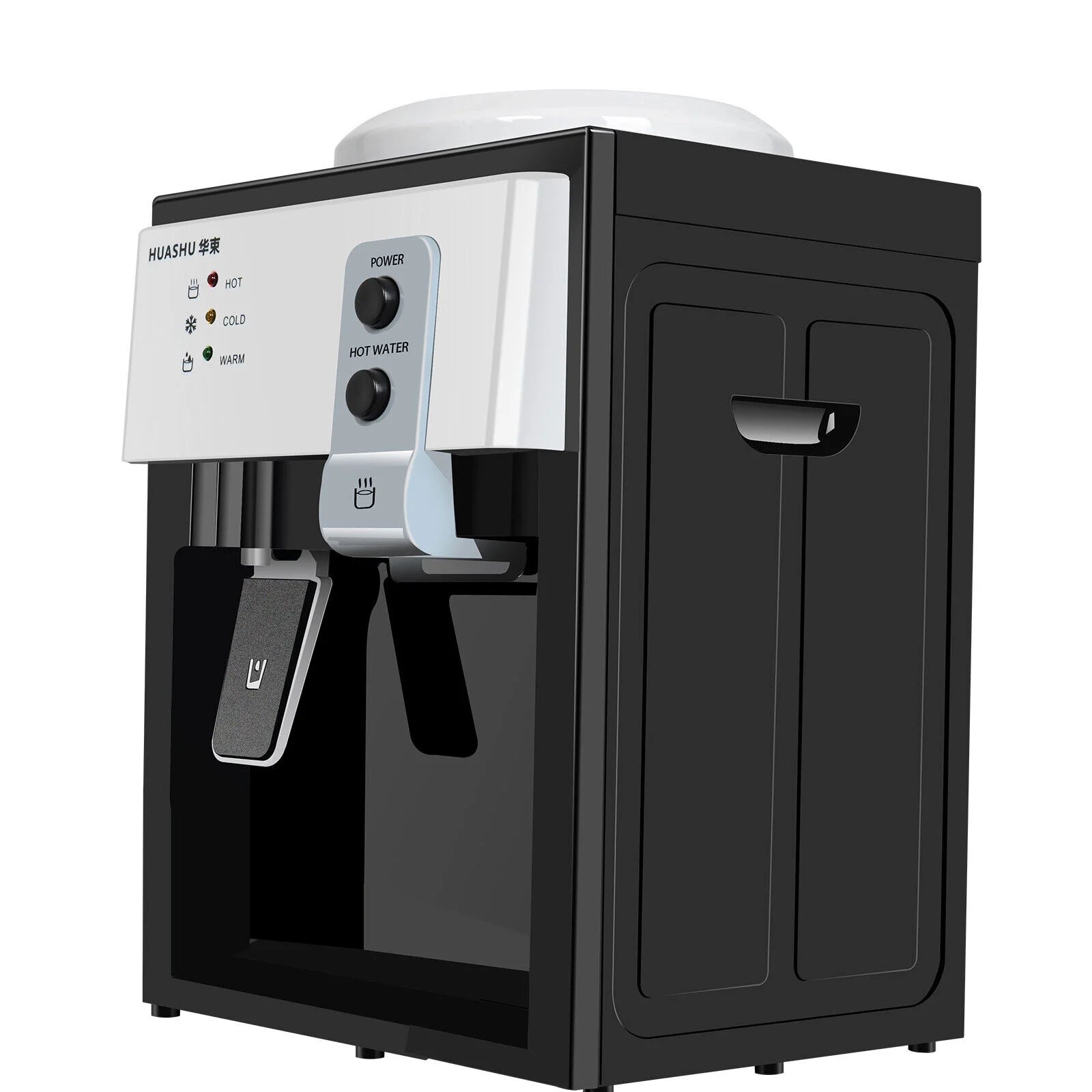 Electric Hot and Cold Water Cooler Dispenser Desktop Water Dispenser Bracket (European White)