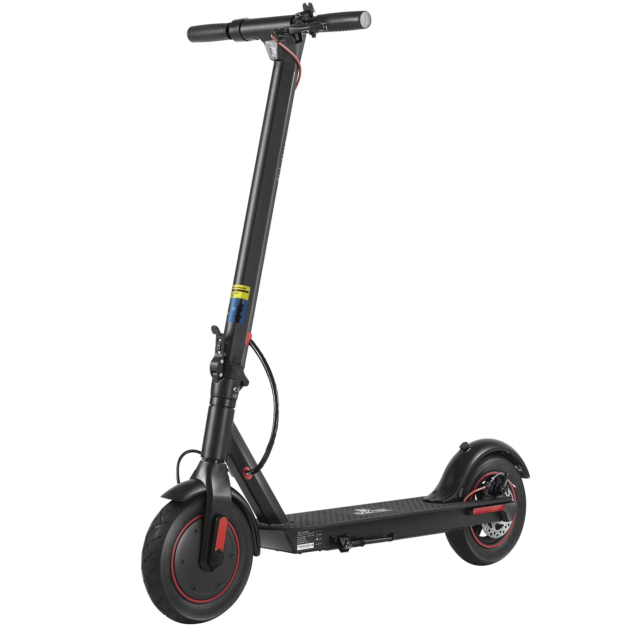 uhomepro Folding Electric Scooter, 500W Motor, 10 Tires, 34 Miles Range, Dual Braking Safety System, Commuter Electric Scooter for Adults, Load 264 lbs, Black