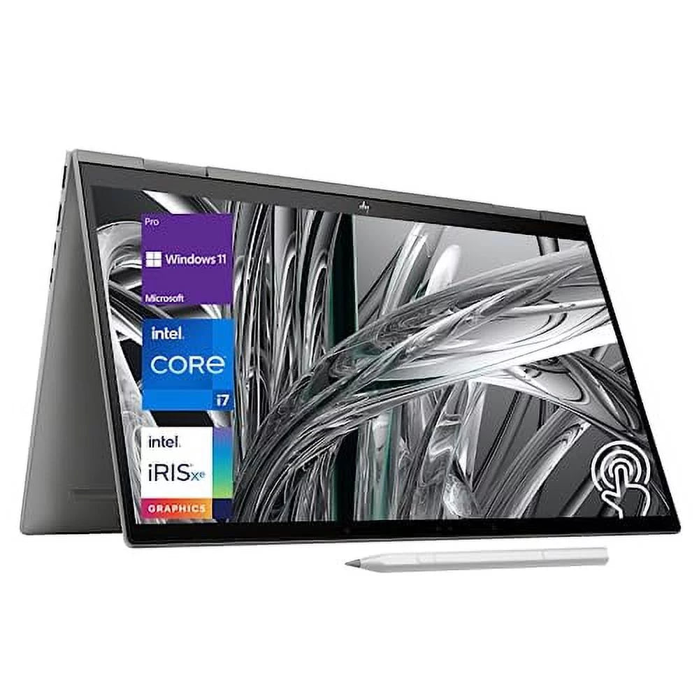 HP Newest 13th Generation Envy 2-in-1 Business Laptop, 15.6¡± Touchscreen Display, Intel Core i7-1355U Processor, 64GB RAM, 1TB SSD, Wi-Fi 6, Backlit KB, SD Card Reader, Windows 11 Pro, Stylus Pen