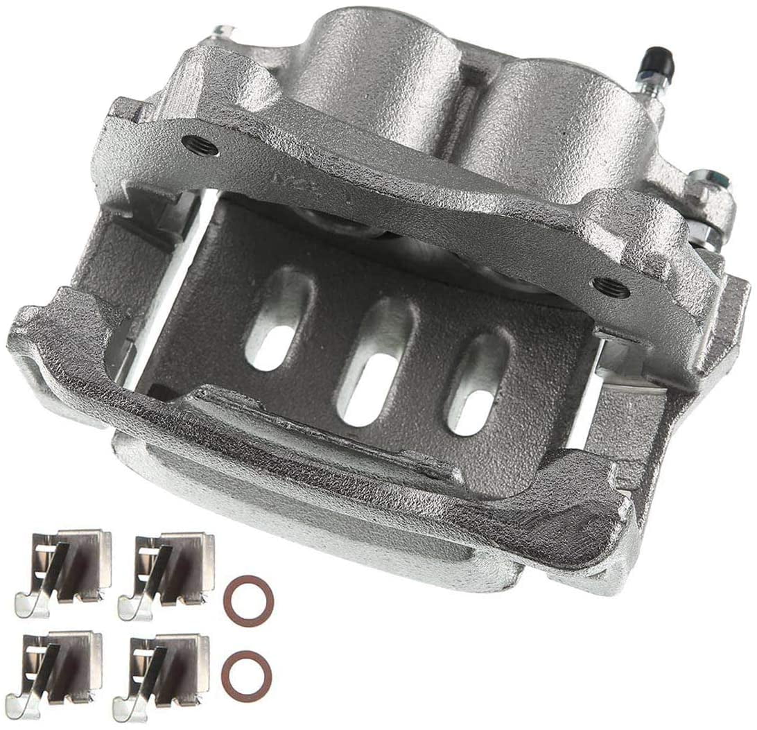 A-Premium Disc Brake Caliper Assembly with Bracket Compatible with Lexus GS300 GS400 GS430 SC430 1998-2010 Front Left Driver Side