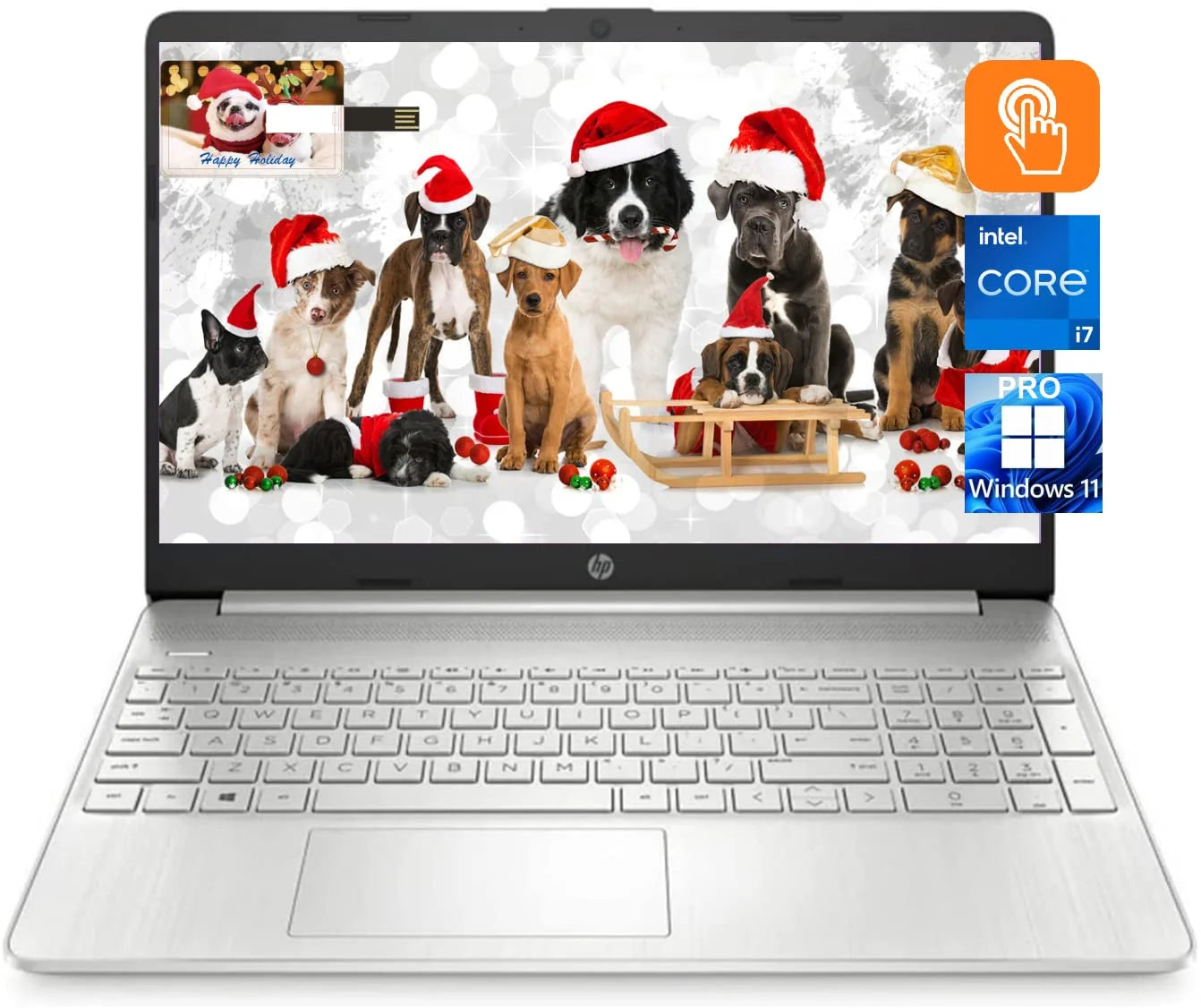 HP 2022 Newest Pavilion Business Laptop, 15.6 FHD IPS Touchscreen, 11th Gen Intel i7-1195G7, 16GB RAM, 1TB PCIe SSD, Backlit Keyboard, Webcam, HDMI, WiFi, Bluetooth, Windows 11 Home