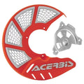Acerbis X-Brake Vented Front Disc Cover with Mounting Kit 16 KTM Orange/White for Kawasaki KX250F 2006-2018