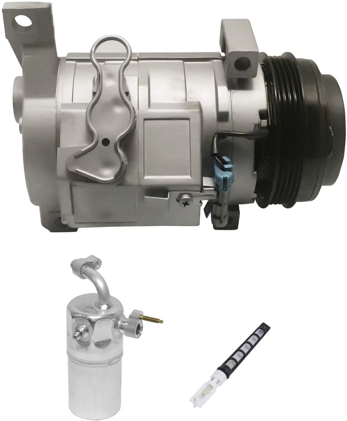 RYC Reman AC Compressor Kit KT D037 (Only Fits Vehicles Without Rear A/C) Fits select: 2000 CHEVROLET SILVERADO C1500, 2003-2006 CHEVROLET TAHOE C1500