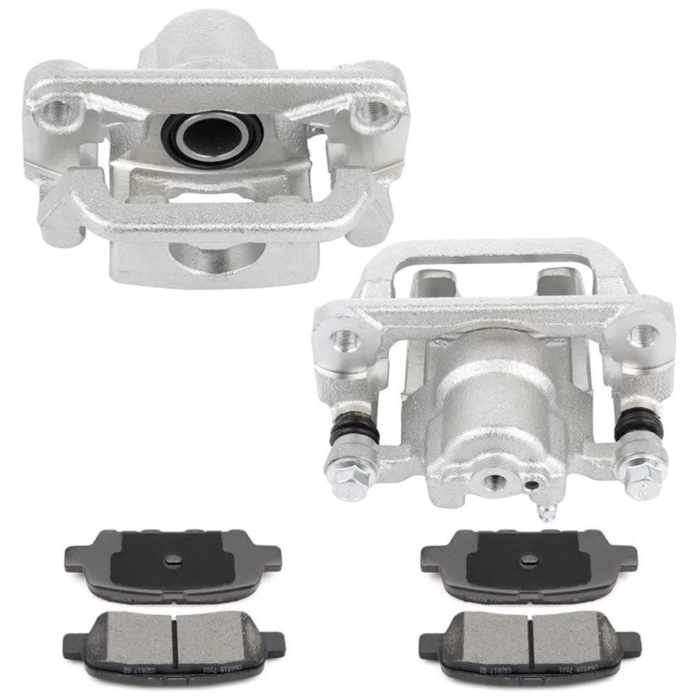 Rear Brake Calipers And Ceramic Pads For Nissan Altima Juke Maxima Sentra