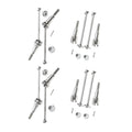 4 Pair 1:16 Scale RC CVD Axles Drive Shafts Upgrade Parts Vehicle Front Rear Drive Shaft for
