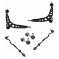 Control Arms Ball Joint Tie Rod Sway Bar Link Suspension Kit Front For BMW