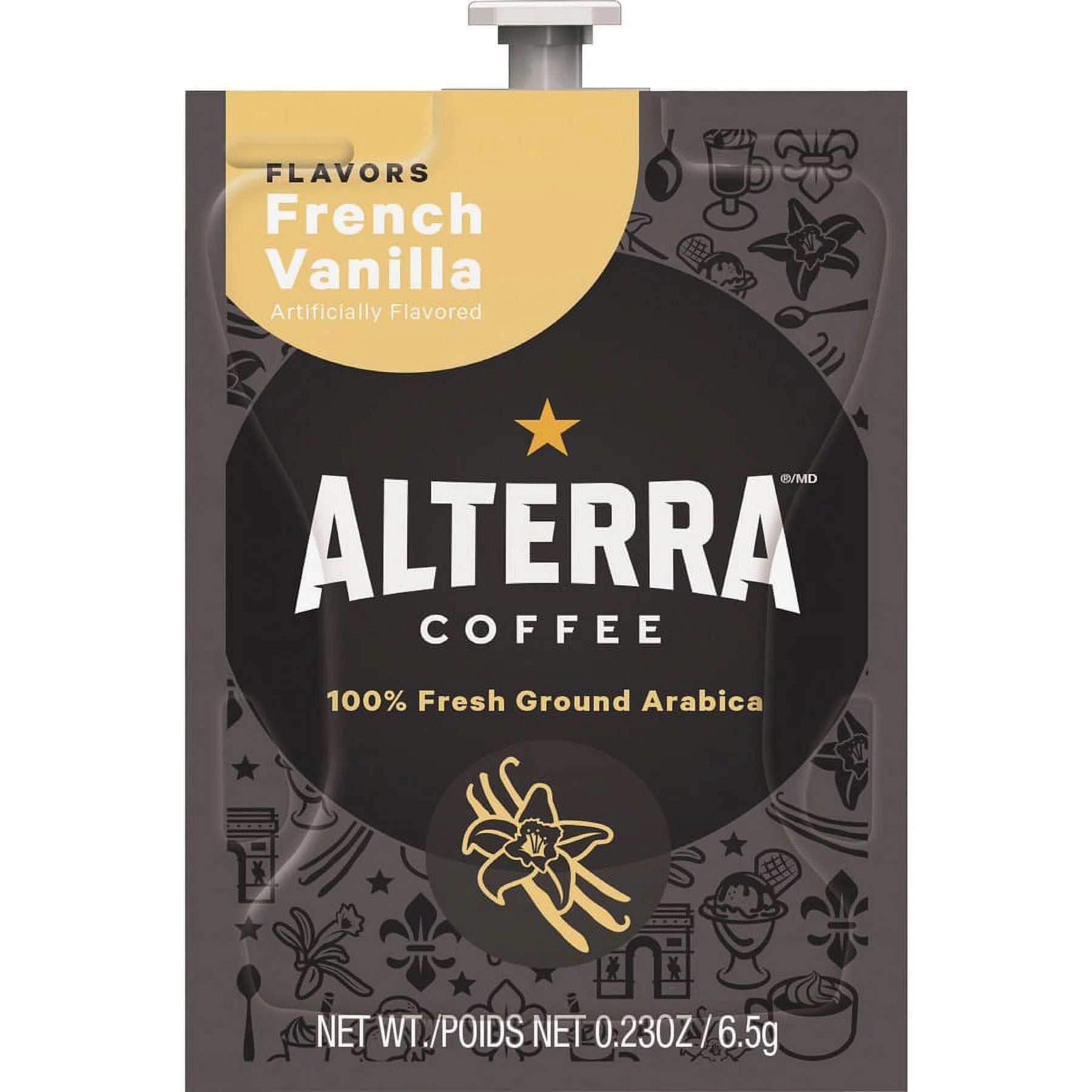 Lavazza Portion Pack Alterra French Vanilla Coffee - Compatible with Flavia Creation 150, Flavia Creation 200, Flavia Creation 500 - Medium - 100 / Ca | Bundle of 2 Cartons