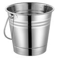 1Pc 3.0L Stainless Steel Ice Bucket Portable Ice Chiller Cooler with Handle Ice Cube Container for Wine Champagne Beer Without B