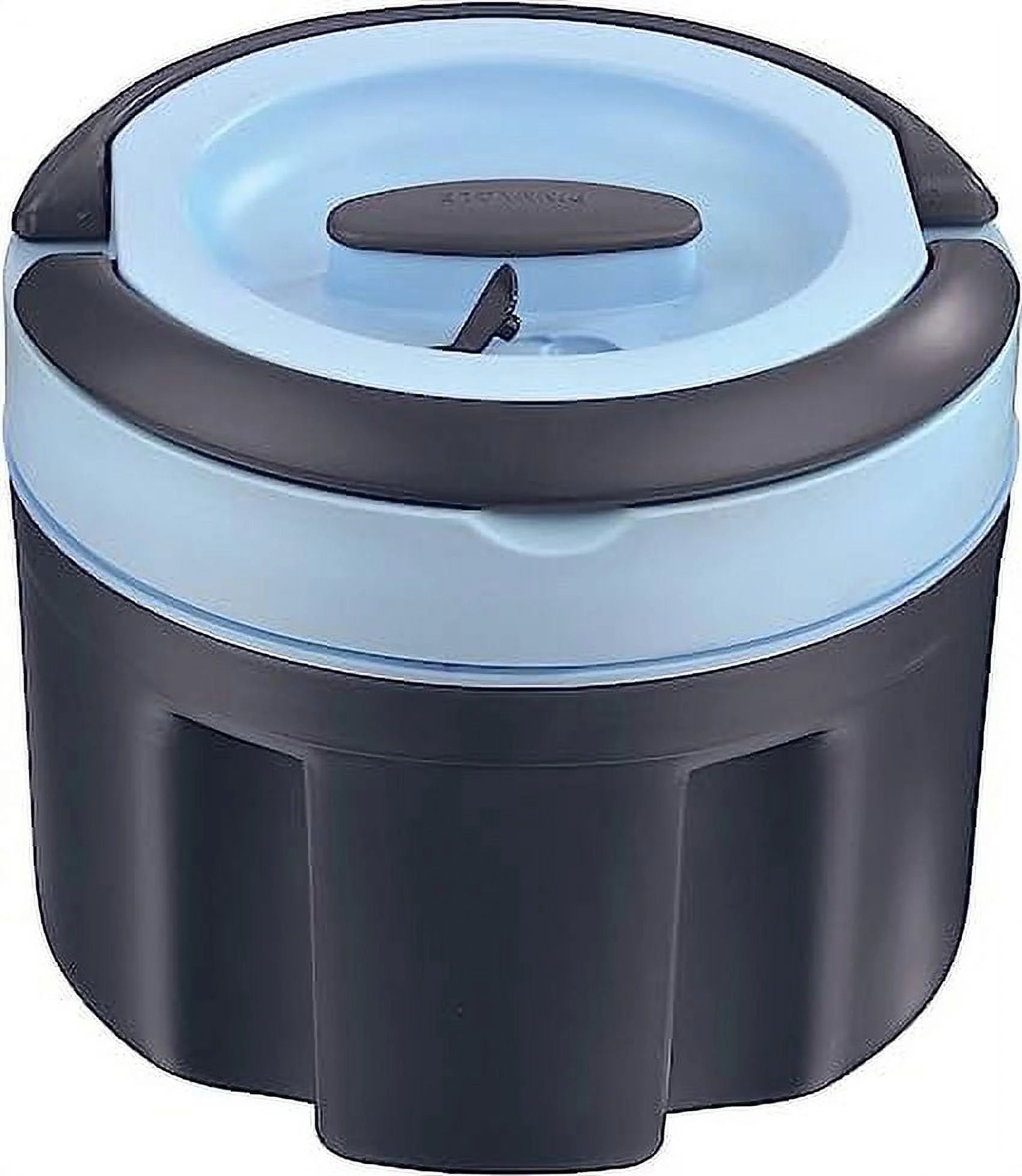 PINNACLE Portable Insulated Food Container With Lids - Stainless Steel Leak Proof Casserole Dish Food Warmer/Cooler for Trip, Parties, Picnic - Thermal Soup/Salad Serving Bowl (Blue, 2.5 qt)