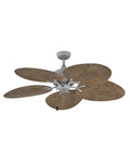 Nature Inspired Leaf-Shaped 5-Blade Ceiling Fan with Streamlined Silhouette and Coastal Edge 52 inches W X 15.75 inches H-Graphite Finish Bailey