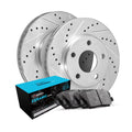 R1 Concepts Front Brakes and Rotors Kit |Front Brake Pads| Brake Rotors and Pads| Ceramic Brake Pads and Rotors WGWN1-54212