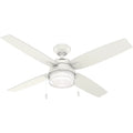 Hunter Ocala 52 Indoor/Outdoor Ceiling Fan w/ LED Light and Pull Chain, White